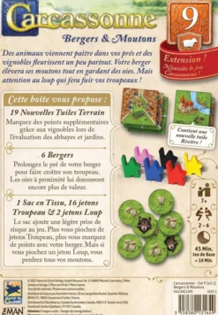 Carcassonne : Extension 9 - Bergers et Moutons