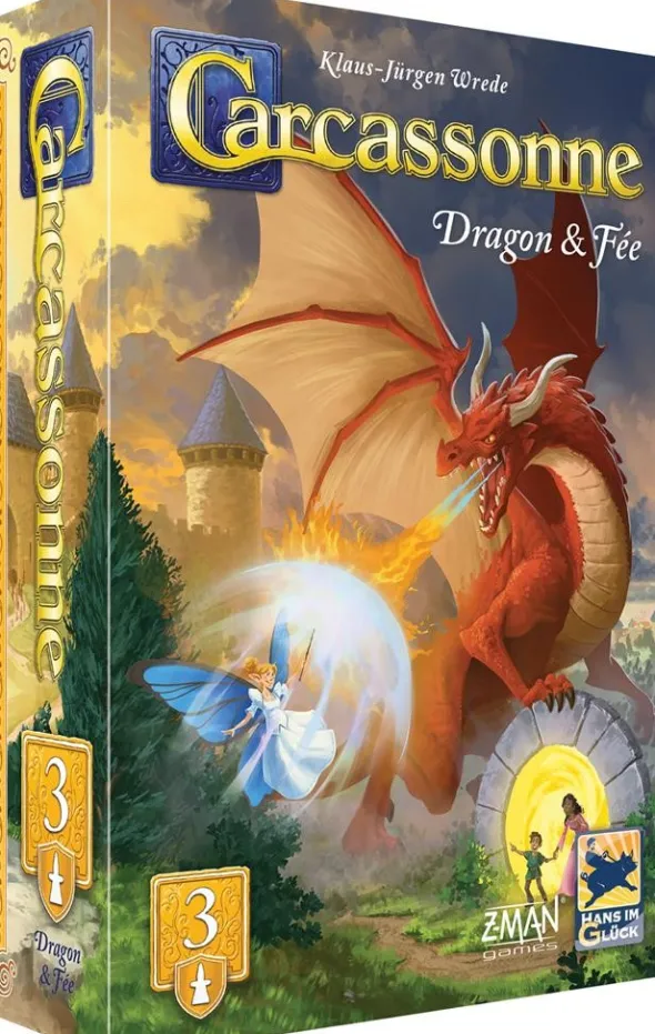 Carcassonne : Extension 3 - Dragon & Fée
