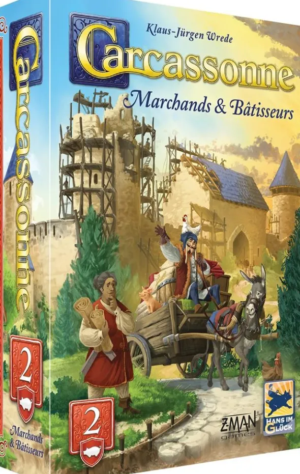 Carcassonne : Extension 2 - Marchands et Bâtisseurs