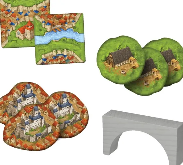 Carcassonne : Extension 8 - Ponts & Châteaux