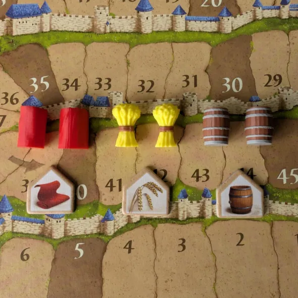 Carcassonne - Jeton marchandise 3D