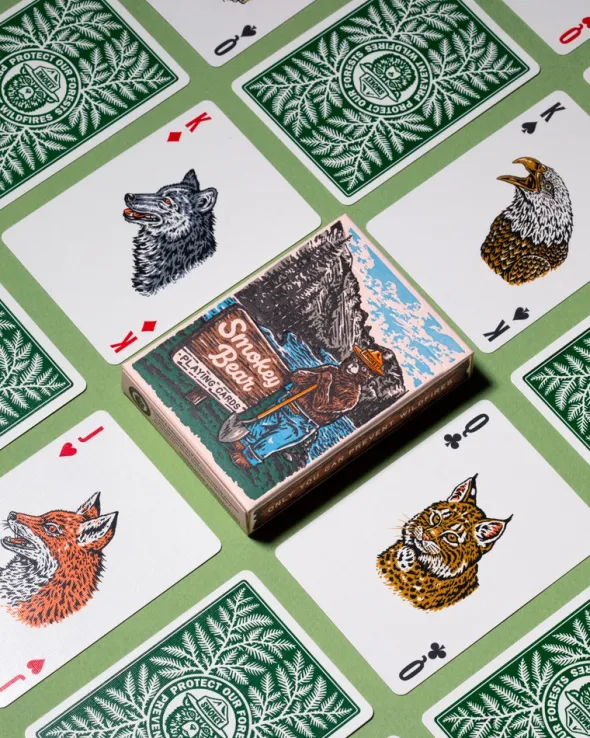 Cartes à jouer Art of Play - Smokey Bear