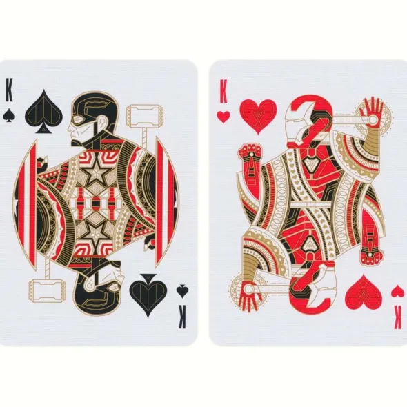 Cartes à jouer Theory11 - Avengers - Edition Rouge