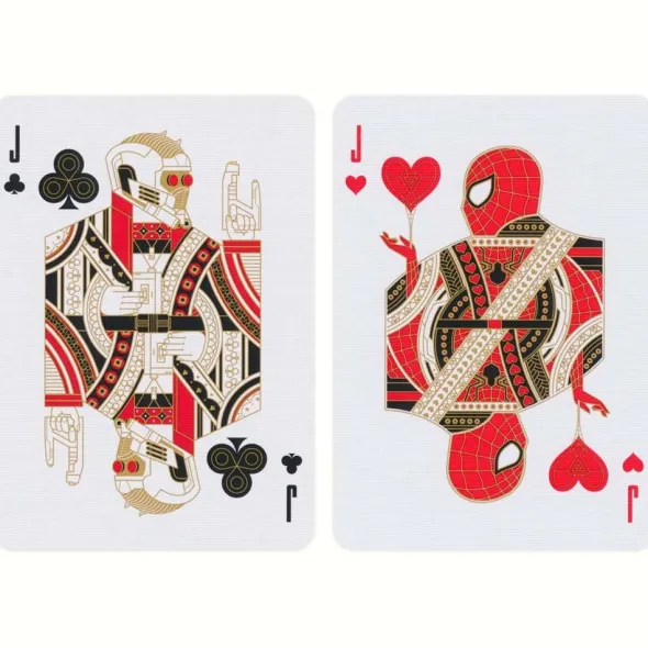 Cartes à jouer Theory11 - Avengers - Edition Rouge