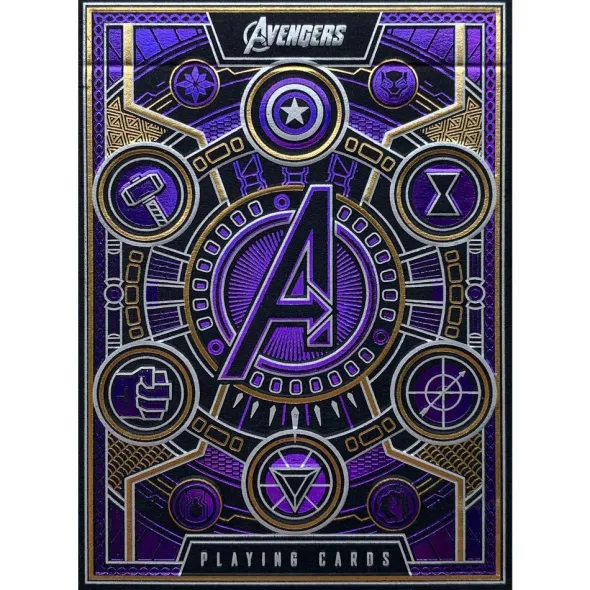 Cartes à jouer Theory11 - Avengers - Edition Violette