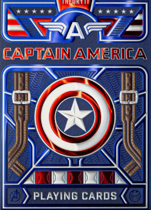 Cartes à jouer Theory11 - Captain America