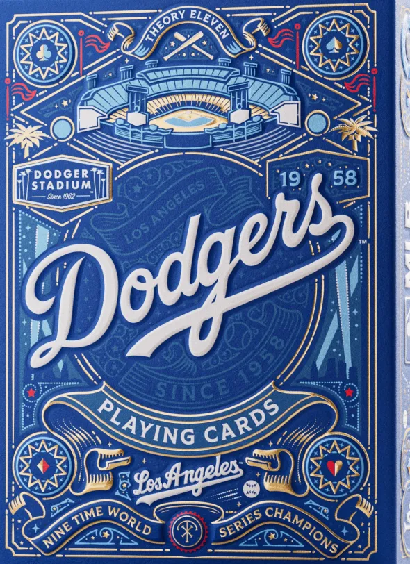 Cartes à jouer Theory11 - Los Angeles Dodgers