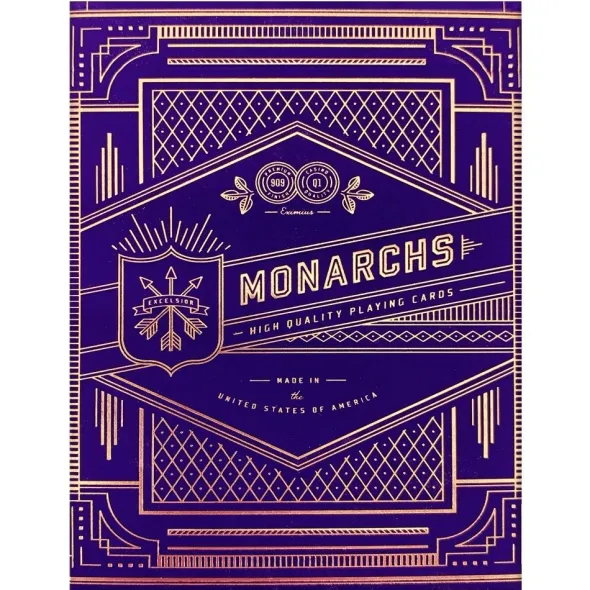 Cartes à jouer Theory11 - Monarch - Purple