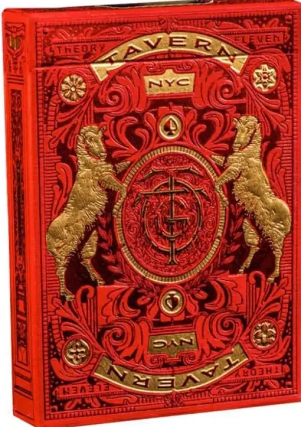 Cartes à jouer Theory11 - Tavern on the Green: Red Edition