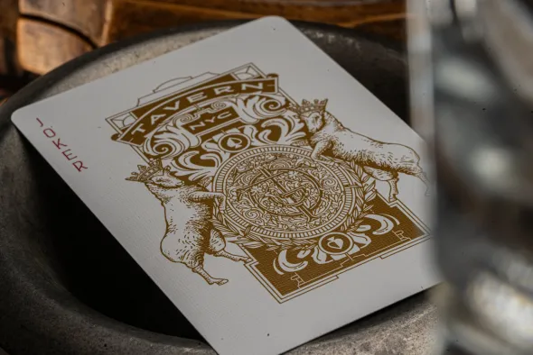Cartes à jouer Theory11 - Tavern on the Green: Red Edition
