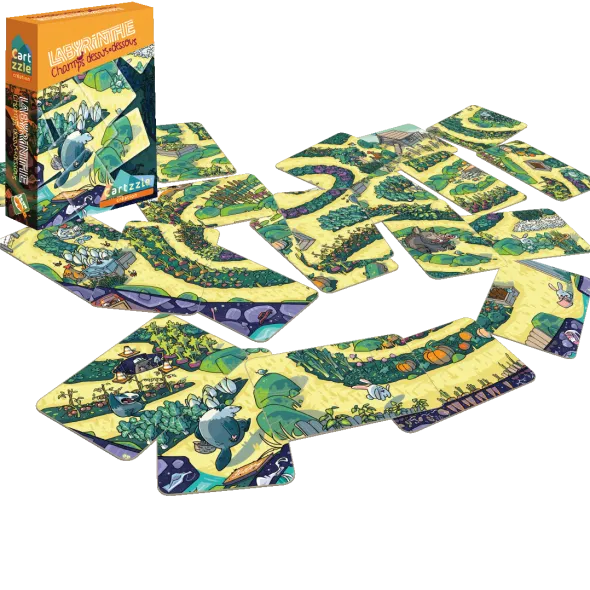 Cartzzle - Labyrinthe: Champs Dessus Dessous