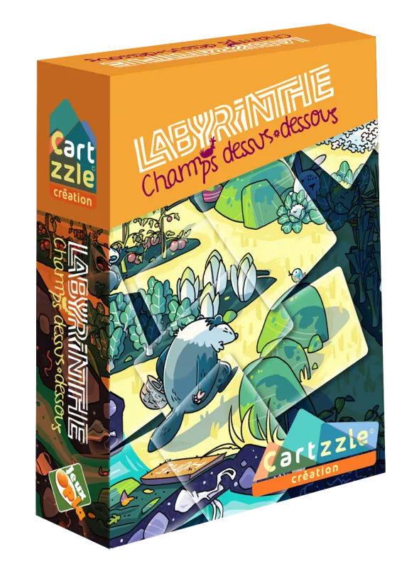 Cartzzle - Labyrinthe: Champs Dessus Dessous