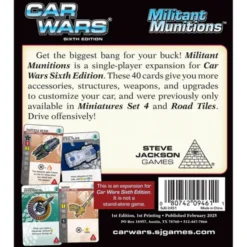 Car Wars: Militant Munitions