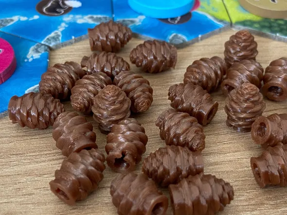 Cascadia - Set Pommes de Pin 3D - 25 pièces