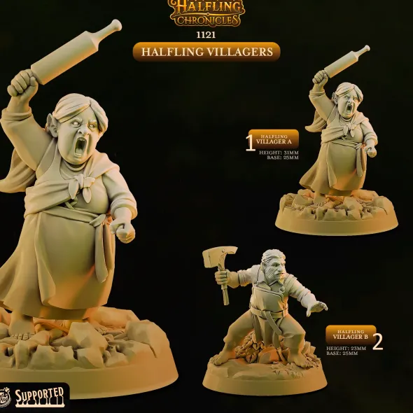 Cast n Play - Chroniques Halfelines - Set Complet