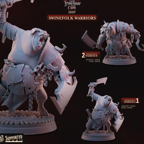 Cast n Play - Clan des Groins de Fer - Set Complet
