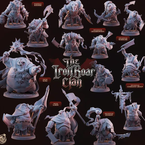 Cast n Play - Clan des Groins de Fer - Set Complet
