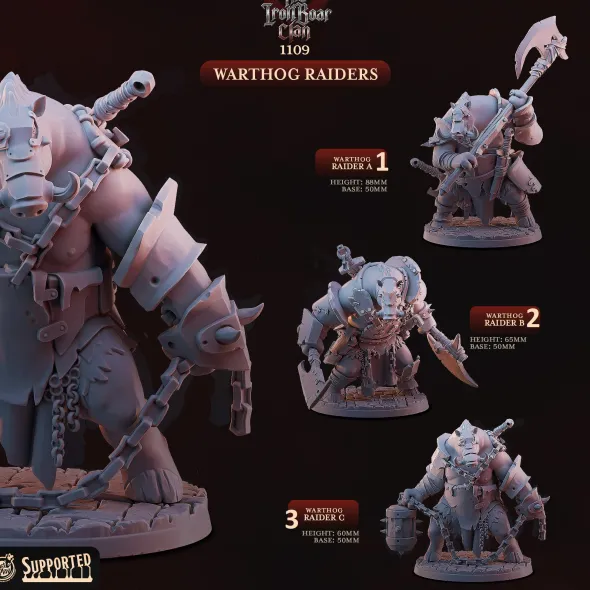 Cast n Play - Clan des Groins de Fer - Raiders