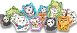 Cats vs Cucumbers: Killer Kitten Meeple Set