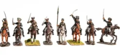 Cavalerie cosaque avec son état-major