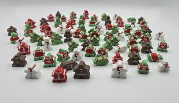 Christmas set 2 - Carcassonne Big Box Meeples