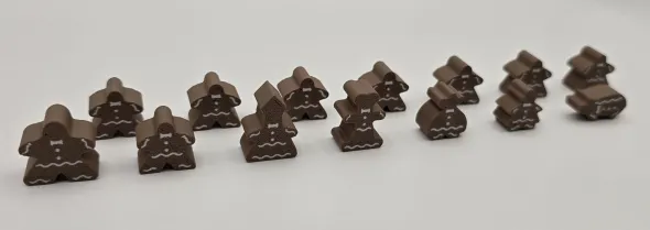 Christmas set 2 - Carcassonne Big Box Meeples