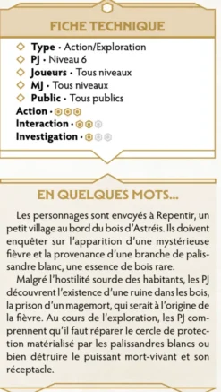 Chroniques Oubliées Fantasy 2e édition - Les fièvres de Repentir