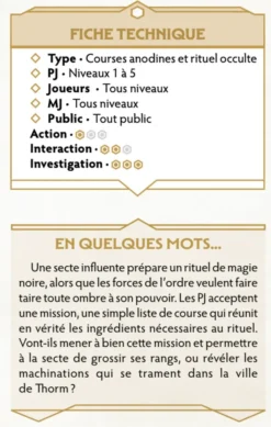 Chroniques Oubliées Fantasy 2e édition - La Liste Noire