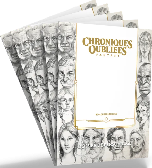Chroniques Oubliées Fantasy 2e édition - Dossiers de personnage