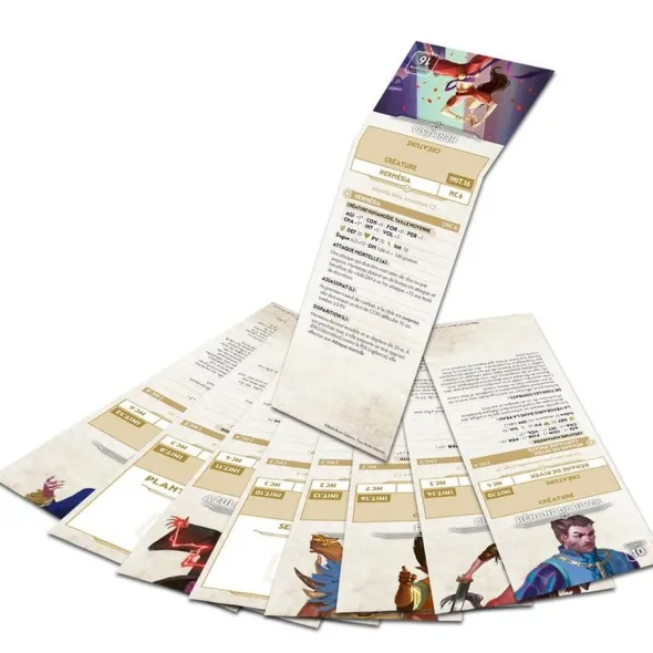 Chroniques Oubliées Fantasy 2e édition - Mémentos de PNJ + monstres des 8 scénarios