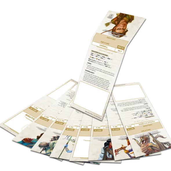 Chroniques Oubliées Fantasy 2e édition - Mémentos de PNJ + monstres Calice T1