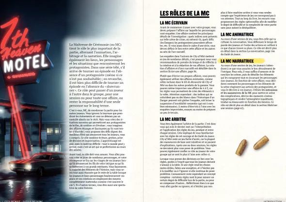 City of Mist - la Boite à Outils de la MC