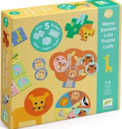 Coffret 5 Jeux - Animaux sauvages