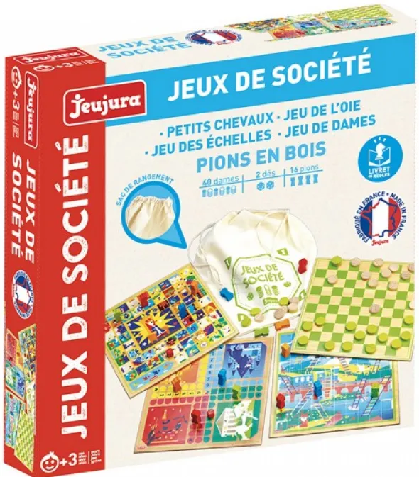 Coffret Jeux de Société en bois
