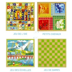 Coffret Jeux de Société en bois