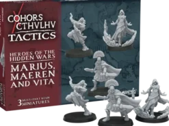 Cohors Cthulhu Tactics Miniatures - Heroes of the Hidden Wars: Marius, Maeren, and Vita