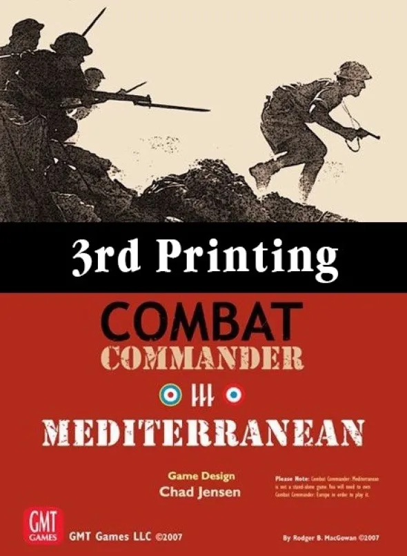 Combat Commander Méditerranean 3rd Printing