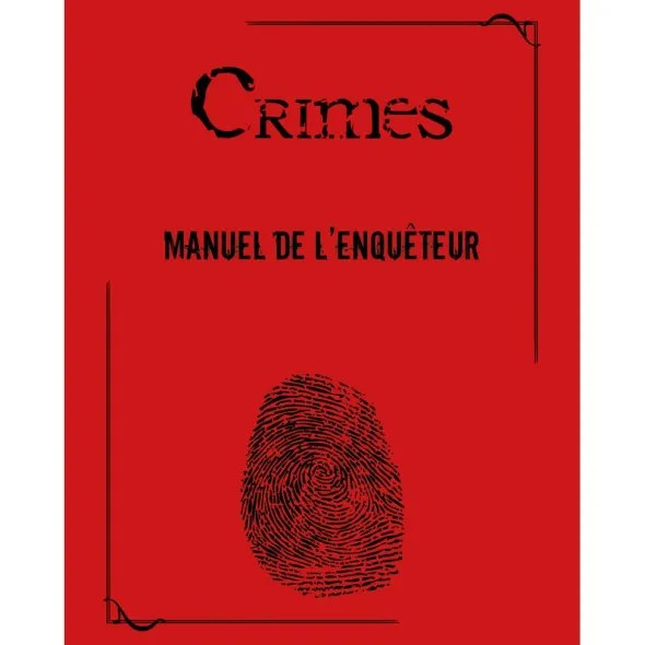 Crimes 2ème Edition - Manuel de l'Enquêteur Collector - PDF