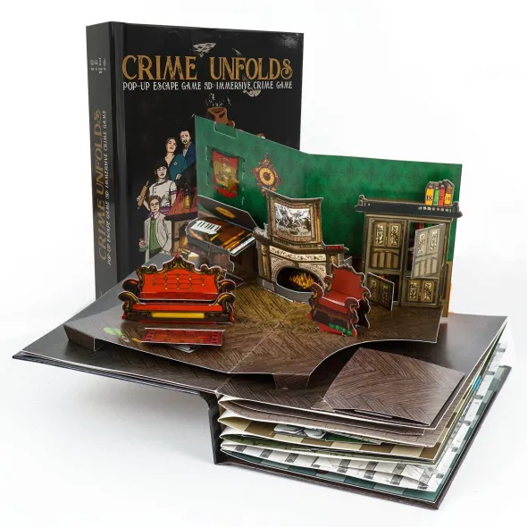 Crime Unfolds: Pop-Up Escape Book 3D