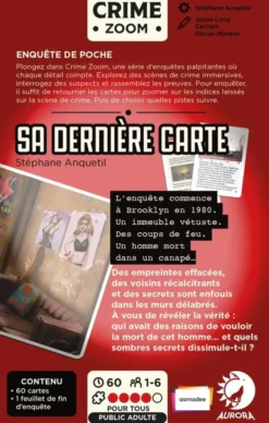 Crime Zoom - Sa Dernière Carte