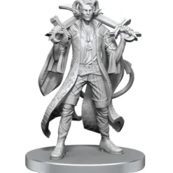 Critical Role Unpainted Miniatures: Mollymauk Tealeaf & Caduceus Clay
