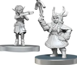 Critical Role Unpainted Miniatures: Veth Brenatto & Nott the Brave