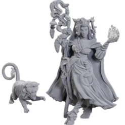 Critical Role Unpainted Miniatures: Fearne Calloway & Mister