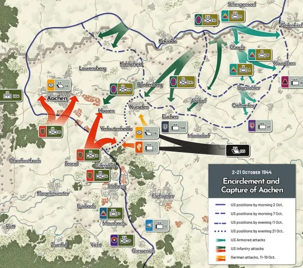 Crossing the Line - Aachen 1944 2nd. Edition