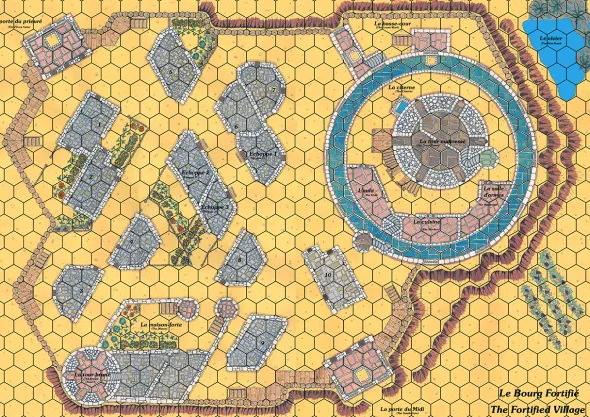 Cry Havoc - Carte Village Fortifié V2