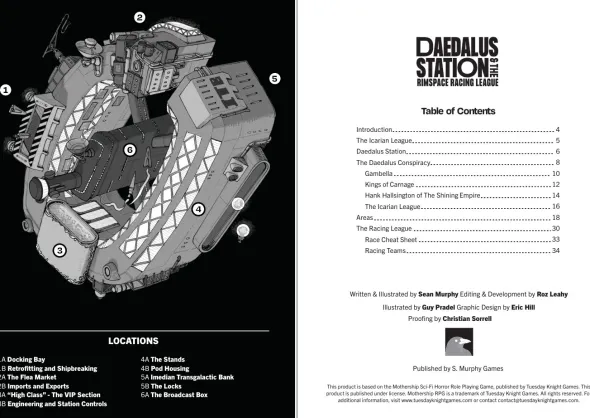 Daedalus Station and the Rimspace Racing League