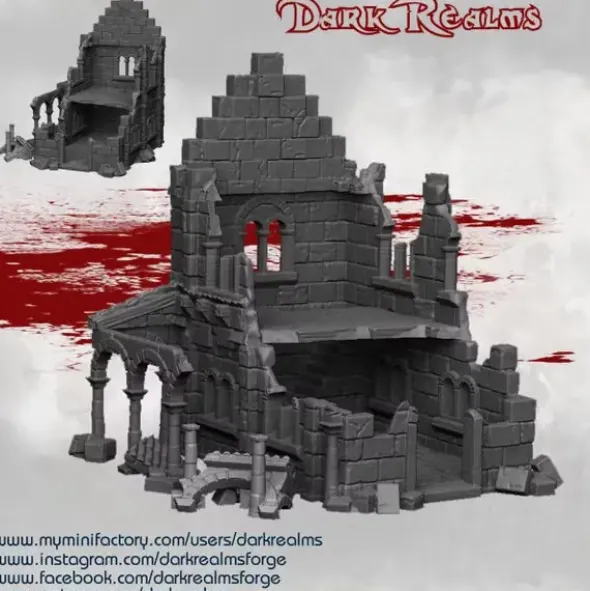 Dark Realms - Arkenfel - Maison 2 en ruines