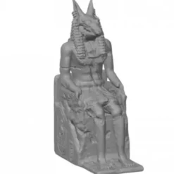 Décors wargame désert - Grande statue Dieu chacal