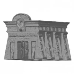 Décors wargame désert - Temple