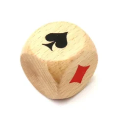 Dé d'Atout en Hêtre